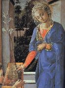 Fra Filippo Lippi Details of The Annunciation oil painting